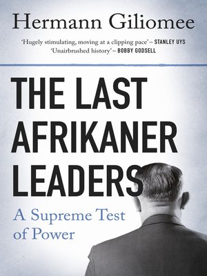cover image of The Last Afrikaner Leaders